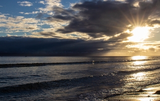 sunset in hawaii