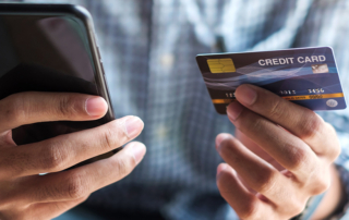 person shopping on phone